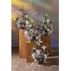 imageLings Moment 175quot Tall Standing Artificial Flowers Arrangements 4 pcs Fall Wedding Aisle Runner Chair Decorations White Beige Centerpieces for Ceremony Reception Rose Floral Party OutdoorDusty Rose  Navy2024 New
