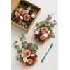 imageLings Moment 175quot Tall Standing Artificial Flowers Arrangements 4 pcs Fall Wedding Aisle Runner Chair Decorations White Beige Centerpieces for Ceremony Reception Rose Floral Party OutdoorSunset Terracotta