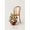 imageLings Moment 175quot Tall Standing Artificial Flowers Arrangements 4 pcs Fall Wedding Aisle Runner Chair Decorations White Beige Centerpieces for Ceremony Reception Rose Floral Party OutdoorSunset Terracotta