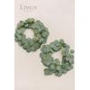 imageLings Moment Artificial Eucalyptus Leaves Greenery Garland 59ft Fake Silk Long Vines Faux Wreath Realistic Stems for Table Centerpieces Wedding Outdoors Decor 2pcs
