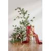 imageLings Moment Italian Ruscus Greenery 59ft Artificial Silk Real Touch Willow Leaf Garland Fake Wispy Rustic Vine Stem Swag for Table Centerpieces Wedding Arch Decor Dark GreenDark Green
