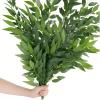 imageLings Moment Artificial Plants Italian Ruscus 4 Branches2953quot Tall Lush Greenery Bountiful Filler Fake Decor wStems Realistic Hanging Ferns for Wedding BouquetTable Centerpieces RoomOffice