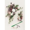imageLings Moment 2 Wedding Artificial Sign Flower Swag Arch Floral Garlands Gold Champagne Christmas for Ceremony Party Reception Entrance Welcome Easel Door Backdrop Decor Wall Home Entryway OutdoorPk Dusty Rose  Mauve