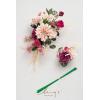 imageLings Moment 2 Wedding Artificial Sign Flower Swag Arch Floral Garlands Gold Champagne Christmas for Ceremony Party Reception Entrance Welcome Easel Door Backdrop Decor Wall Home Entryway OutdoorMagenta