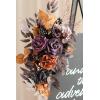 imageLings Moment 2 Wedding Artificial Sign Flower Swag Arch Floral Garlands Gold Champagne Christmas for Ceremony Party Reception Entrance Welcome Easel Door Backdrop Decor Wall Home Entryway OutdoorPr Holloween Purple