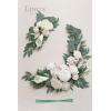 imageLings Moment 2 Wedding Artificial Sign Flower Swag Arch Floral Garlands Gold Champagne Christmas for Ceremony Party Reception Entrance Welcome Easel Door Backdrop Decor Wall Home Entryway OutdoorWht White  Sagenew