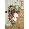 imageLings Moment 2 Wedding Artificial Sign Flower Swag Arch Floral Garlands Gold Champagne Christmas for Ceremony Party Reception Entrance Welcome Easel Door Backdrop Decor Wall Home Entryway OutdoorPk Dusty Rose  Mauve