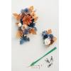 imageLings Moment 2 Wedding Artificial Sign Flower Swag Arch Floral Garlands Gold Champagne Christmas for Ceremony Party Reception Entrance Welcome Easel Door Backdrop Decor Wall Home Entryway OutdoorOr Burnt Orange  Navy