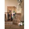 imageLings Moment 2 Wedding Artificial Sign Flower Swag Arch Floral Garlands Gold Champagne Christmas for Ceremony Party Reception Entrance Welcome Easel Door Backdrop Decor Wall Home Entryway OutdoorPk Dusty Rose  Navy
