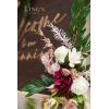 imageLings Moment 2 Wedding Artificial Sign Flower Swag Arch Floral Garlands Gold Champagne Christmas for Ceremony Party Reception Entrance Welcome Easel Door Backdrop Decor Wall Home Entryway OutdoorRed Marsala