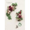 imageLings Moment 2 Wedding Artificial Sign Flower Swag Arch Floral Garlands Gold Champagne Christmas for Ceremony Party Reception Entrance Welcome Easel Door Backdrop Decor Wall Home Entryway OutdoorRed Marsala  Blushnew
