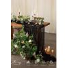imageLings Moment 410quot Tall FreeStanding Wedding Aisle Artificial Flowers for Ceremony Decor 2PCS Emerald ampamp Gold Walkway Fake Floral Chair Markers Faux Rose Altar Arch Arrangement Decorations OutdoorGnemerald  Gold