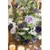 imageLings Moment 410quot Tall FreeStanding Wedding Aisle Artificial Flowers for Ceremony Decor 2PCS Emerald ampamp Gold Walkway Fake Floral Chair Markers Faux Rose Altar Arch Arrangement Decorations OutdoorPrlilac  Gold
