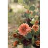 imageLings Moment 410quot Tall FreeStanding Wedding Aisle Artificial Flowers for Ceremony Decor 2PCS Emerald ampamp Gold Walkway Fake Floral Chair Markers Faux Rose Altar Arch Arrangement Decorations OutdoorOrterracotta