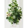 imageLings Moment 410quot Tall FreeStanding Wedding Aisle Artificial Flowers for Ceremony Decor 2PCS Emerald ampamp Gold Walkway Fake Floral Chair Markers Faux Rose Altar Arch Arrangement Decorations OutdoorGnemerald  Gold