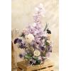 imageLings Moment 410quot Tall FreeStanding Wedding Aisle Artificial Flowers for Ceremony Decor 2PCS Emerald ampamp Gold Walkway Fake Floral Chair Markers Faux Rose Altar Arch Arrangement Decorations OutdoorPrlavender  Purple