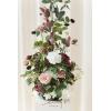 imageLings Moment 410quot Tall FreeStanding Wedding Aisle Artificial Flowers for Ceremony Decor 2PCS Emerald ampamp Gold Walkway Fake Floral Chair Markers Faux Rose Altar Arch Arrangement Decorations OutdoorPkdusty Rose  Mauve