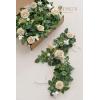 imageLings Moment 6Pack 2ft Artificial Flowers Garland Rust ampamp Sepia Lantern Flower Centerpieces Wedding Aisle Decor Brown Chair Flowers Arch Floral for Signs DIY Table Wall Window Cake DecorationEmerald  Champagne