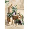 imageLings Moment 6Pack 2ft Artificial Flowers Garland Rust ampamp Sepia Lantern Flower Centerpieces Wedding Aisle Decor Brown Chair Flowers Arch Floral for Signs DIY Table Wall Window Cake DecorationLavender Purple