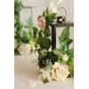 imageLings Moment 6Pack 2ft Artificial Flowers Garland Rust ampamp Sepia Lantern Flower Centerpieces Wedding Aisle Decor Brown Chair Flowers Arch Floral for Signs DIY Table Wall Window Cake DecorationEmerald  Champagne