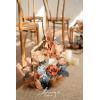 imageLings Moment 6Pack 2ft Artificial Flowers Garland Rust ampamp Sepia Lantern Flower Centerpieces Wedding Aisle Decor Brown Chair Flowers Arch Floral for Signs DIY Table Wall Window Cake DecorationBurnt Orange  Navy Blue