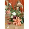 imageLings Moment 6Pack 2ft Artificial Flowers Garland Rust ampamp Sepia Lantern Flower Centerpieces Wedding Aisle Decor Brown Chair Flowers Arch Floral for Signs DIY Table Wall Window Cake DecorationSunset Terracotta