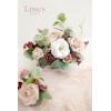 imageLings moment Wedding Centerpiece Flower with Vase for CeremonyReception Tabletop Mantel Archway Aisle Set of 4Black ampamp TerracottaDusty Rose Mauve
