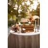 imageLings moment Wedding Centerpiece Flower with Vase for CeremonyReception Tabletop Mantel Archway Aisle Set of 4Black ampamp TerracottaThanksgiving