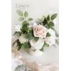 imageLings moment Wedding Centerpiece Flower with Vase for CeremonyReception Tabletop Mantel Archway Aisle Set of 4Black ampamp TerracottaWhite Sage