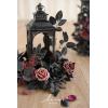 imageLings Moment 6Pack 2ft Artificial Flowers Garland Black ampamp Burgundy Lantern Flower Centerpieces Wedding Aisle Decor Chair Flowers Arch Floral for Signs DIY Table Wall Window Cake DecorationBlack  Burgundy
