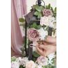 imageLings Moment 6Pack 2ft Artificial Flowers Garland Black ampamp Burgundy Lantern Flower Centerpieces Wedding Aisle Decor Chair Flowers Arch Floral for Signs DIY Table Wall Window Cake DecorationDusty Rose  Cream Pink