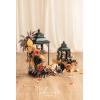 imageLings Moment 6Pack 2ft Artificial Flowers Garland Black ampamp Burgundy Lantern Flower Centerpieces Wedding Aisle Decor Chair Flowers Arch Floral for Signs DIY Table Wall Window Cake DecorationBlack  Burnt Orange