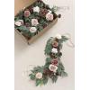 imageLings Moment 6Pack 2ft Artificial Flowers Garland Black ampamp Burgundy Lantern Flower Centerpieces Wedding Aisle Decor Chair Flowers Arch Floral for Signs DIY Table Wall Window Cake DecorationDusty Rose  Mauve