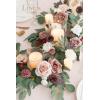 imageLings Moment 6Pack 2ft Artificial Flowers Garland Black ampamp Burgundy Lantern Flower Centerpieces Wedding Aisle Decor Chair Flowers Arch Floral for Signs DIY Table Wall Window Cake DecorationDusty Rose  Mauve