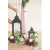 imageLings Moment 6Pack 2ft Artificial Flowers Garland Black ampamp Burgundy Lantern Flower Centerpieces Wedding Aisle Decor Chair Flowers Arch Floral for Signs DIY Table Wall Window Cake DecorationDusty Rose  Burgudy