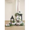 imageLings Moment 6Pack 2ft Artificial Flowers Garland Black ampamp Burgundy Lantern Flower Centerpieces Wedding Aisle Decor Chair Flowers Arch Floral for Signs DIY Table Wall Window Cake DecorationDusty Rose  Cream Pink