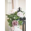 imageLings Moment 6Pack 2ft Artificial Flowers Garland Black ampamp Burgundy Lantern Flower Centerpieces Wedding Aisle Decor Chair Flowers Arch Floral for Signs DIY Table Wall Window Cake DecorationDusty Rose  Cream Pink