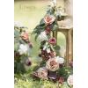 imageLings Moment 6Pack 2ft Artificial Flowers Garland Black ampamp Burgundy Lantern Flower Centerpieces Wedding Aisle Decor Chair Flowers Arch Floral for Signs DIY Table Wall Window Cake DecorationDusty Rose  Mauve