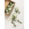 imageLings Moment 8pcs Wedding Aisle Chair Decorations Artificial Pew Flowers Markers Arrangements with Cards Chiffon Ribbons Rust ampamp Sepia Ceremony Chair Back Floral Decor Reception Church Party OutdoorLily White  Olive