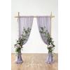 imageLings Moment Wedding Arch Flowers Kit Pack of 4 2pcs Boho Artificial Flowers Garland Arrangements 2pcs Hanging Drapes Ceremony Reception Arbor Backdrop Rust Sepia Floral Outdoor Rose DecorLilac  Gold