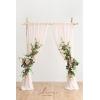 imageLings Moment Wedding Arch Flowers Kit Pack of 4 2pcs Boho Artificial Flowers Garland Arrangements 2pcs Hanging Drapes Ceremony Reception Arbor Backdrop Rust Sepia Floral Outdoor Rose DecorDusty Rose  Mauve Light