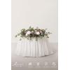 imageLings Moment 2PCS Green Artificial Flower Garland Floral Swags Centerpieces White Wedding Arch Flower Greenery for Sweetheart Table Wall Window Home Garden Outdoor Decor Emerald ampamp Tawny BeigePkdusty Rose Mauve