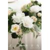 imageLings Moment 2PCS Green Artificial Flower Garland Floral Swags Centerpieces White Wedding Arch Flower Greenery for Sweetheart Table Wall Window Home Garden Outdoor Decor Emerald ampamp Tawny BeigeGrnemerald