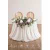 imageLings Moment 2PCS Green Artificial Flower Garland Floral Swags Centerpieces White Wedding Arch Flower Greenery for Sweetheart Table Wall Window Home Garden Outdoor Decor Emerald ampamp Tawny BeigePkdusty Rose Mauve