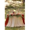 imageLings Moment 2PCS Green Artificial Flower Garland Floral Swags Centerpieces White Wedding Arch Flower Greenery for Sweetheart Table Wall Window Home Garden Outdoor Decor Emerald ampamp Tawny BeigeOrterracotta