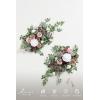 imageLings Moment 2PCS Green Artificial Flower Garland Floral Swags Centerpieces White Wedding Arch Flower Greenery for Sweetheart Table Wall Window Home Garden Outdoor Decor Emerald ampamp Tawny BeigePkdusty Rose Mauve