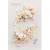 imageLings Moment 2PCS Green Artificial Flower Garland Floral Swags Centerpieces White Wedding Arch Flower Greenery for Sweetheart Table Wall Window Home Garden Outdoor Decor Emerald ampamp Tawny BeigeWhtwhite  Beige