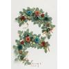 imageLings Moment 2Pack 2ft Artificial Flowers Garland Lantern Flower Centerpieces Wedding Aisle Decor Chair Flowers Arch Floral for Christmas Pew Signs DIY Table Wall Window Decoration Red ampamp SparkleOrdark Teal  Burnt Orange