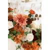imageLings Moment 3pcs x195in Artificial Floral Swags Centerpieces Wedding Flower Arrangements for SweetheartHead Table Decor Wedding Backdrop Wall Arch Entrance Home Garden Decor  Sunset Terracotta