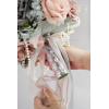 imageLings Moment Opulent Brown Bridal Bouquet for Bride Beige Wedding Bouquets for Bride 13 Inch Silk Round Artificial Wedding Flowers BouquetsPkdusty Rose  Grey